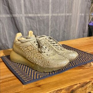 Steve Madden Gold Studded Sneakers